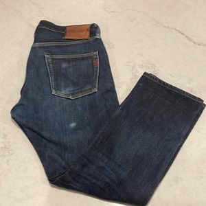 Sz 33 Iron Heart Indigo Snake Selvedge Jeans
